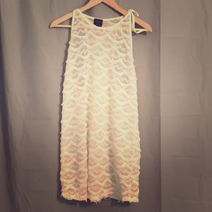 White Jordan Taylor Sleeveless Sheer Dress Swim Coverup White